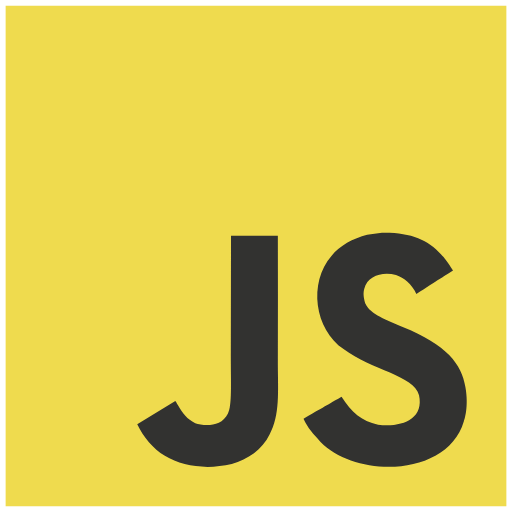 JavaScript programming language logo